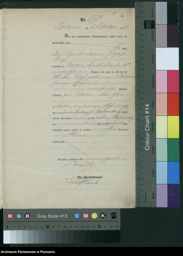 Obraz 4 z jednostki "Księga urodzeń t. IV"