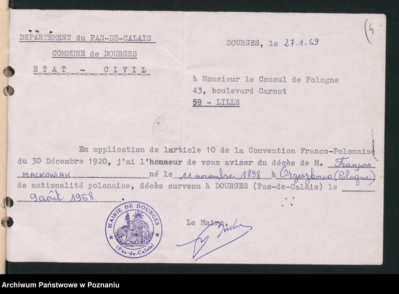 Obraz 8 z jednostki "Akta zbiorowe rejestracji stanu cywilnego do księgi urodzeń za rok 1898"