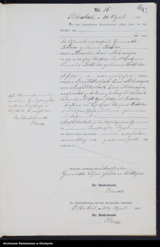 image.from.unit.number "Sterbe-Neben-Register Nr 1 - 38"