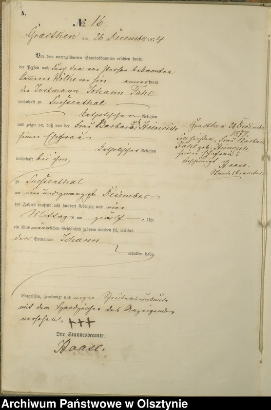 image.from.unit.number "Haupt-Geburts-Register Nr 1 - 19"