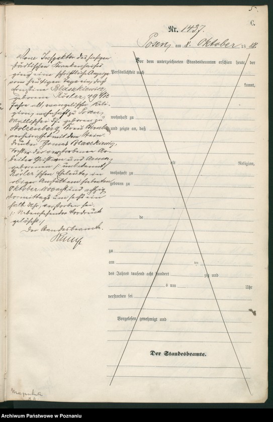Obraz 8 z jednostki "Księga zgonów t. IV"