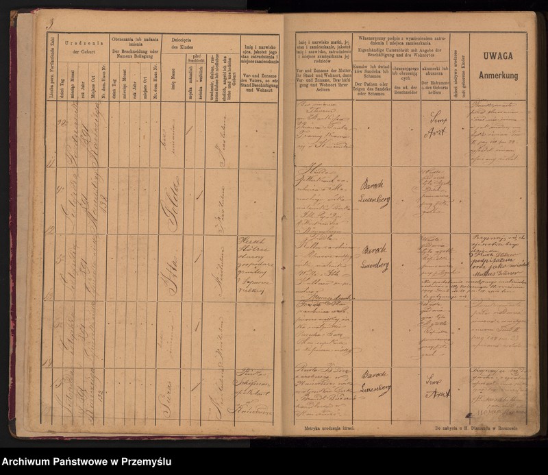 image.from.unit.number "Tom IV Księga urodzonych od 7/8 1891 do 25/7 1904"