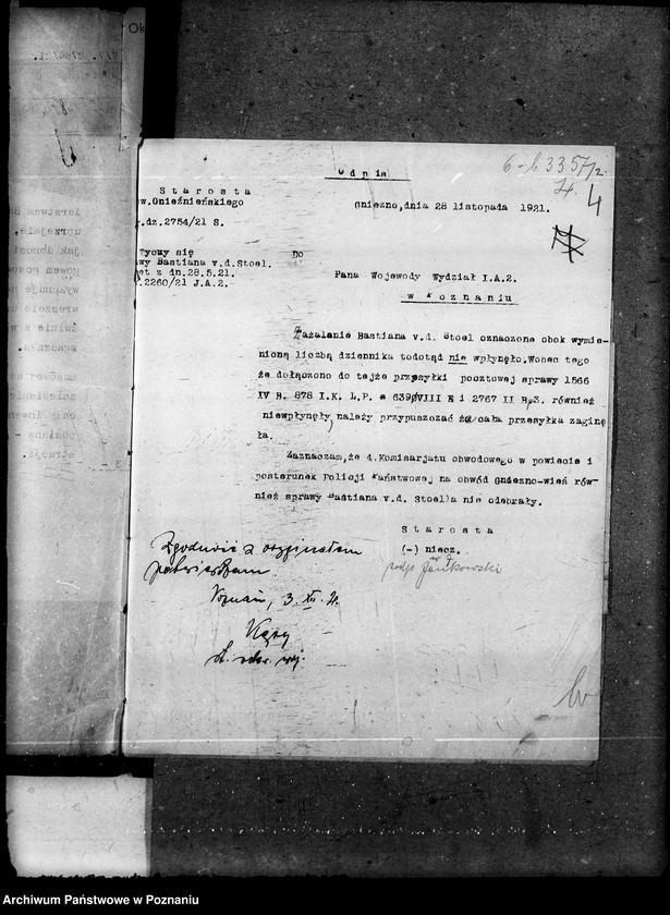 Obraz 9 z jednostki "Sprawy agrarnej reformy Główny Urząd Ziemski w Warszawie Przyszły Okręg Urząd Ziemski w Poznaniu"