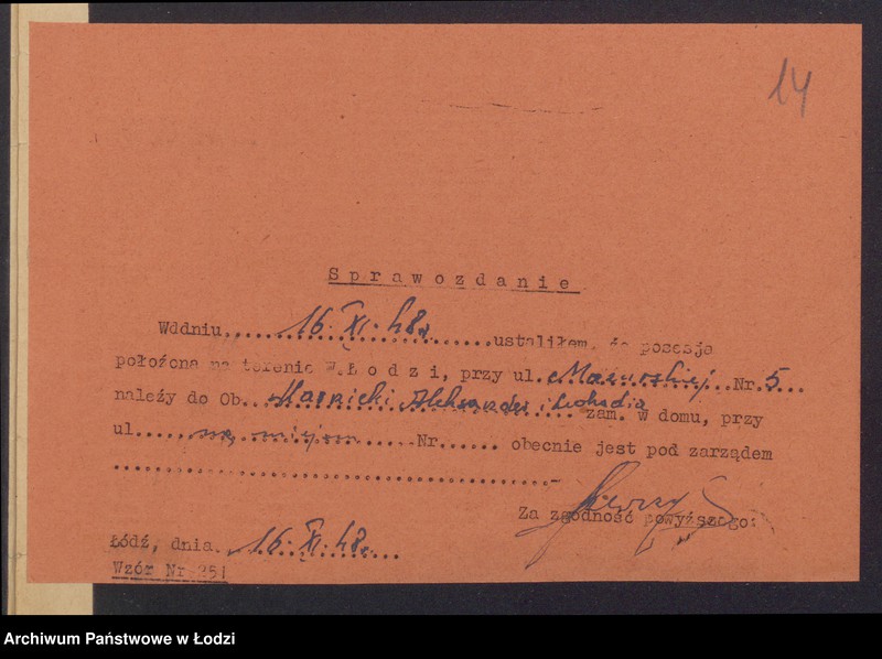 image.from.unit.number "Księga inwentarzowa nieruchomości m. Łodzi ul. Mazurska"