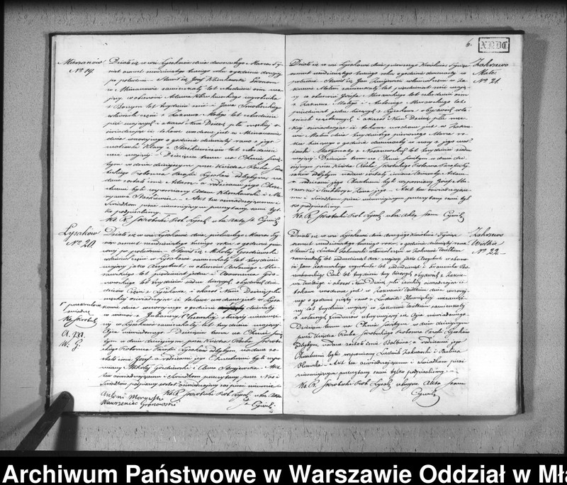 Obraz 8 z jednostki "Akta urodzin, małżeństw i zgonów"