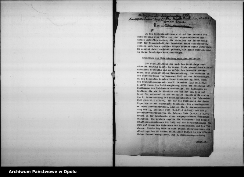 Obraz 5 z jednostki "Steuerwesen (Steueramt)"