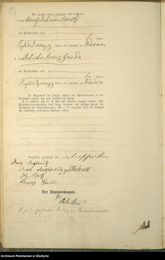 image.from.unit.number "Heiraths-Haupt-Register Nr 1 - 11"