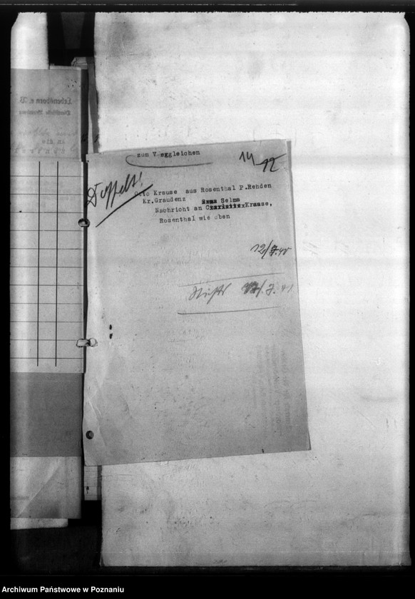 Obraz 18 z jednostki "Otto Krause aus Rosenthal, Kreis Grandenz (Grudziądz)"