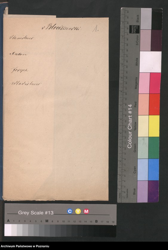 Obraz 4 z jednostki "A. betr. die Familie von Blociszewski /Stanislaus, Anton, Josef, Wladislaus/"