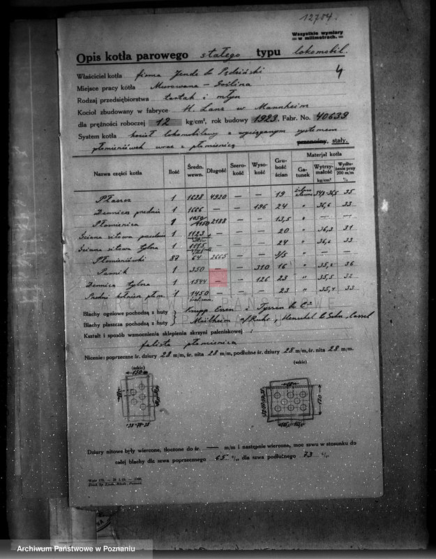 Obraz 8 z jednostki "Tartak i młyn Murowana Goślina, pow. obornicki własność Jende i Pędziński nr woj. 5775"