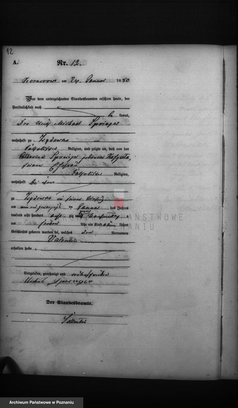 Obraz 14 z jednostki "Księga urodzeń"
