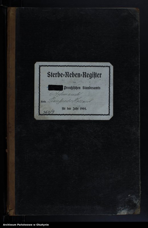 image.from.unit.number "Sterbe-Neben-Register Nr 1 - 27"