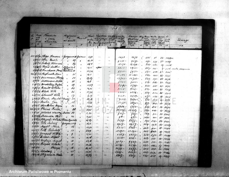 Obraz 7 z jednostki "Zestawienie podań dłużników rentowych o ulgi z art. 16/Dz.U.R.P. poz. 842/34"