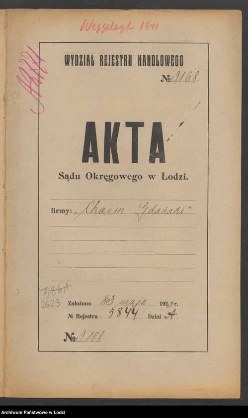 Obraz 2 z jednostki "Chaim Gdański – sprzedaż towarów bawełnianych i dodatków krawieckich"