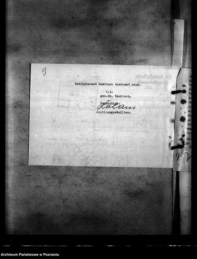 Obraz 13 z jednostki "Einrichtung einer Tbc - Abteilung für lungenkranke, polnische Strafgefangene im früheren Kloster Görchen (Miejska Górka)"