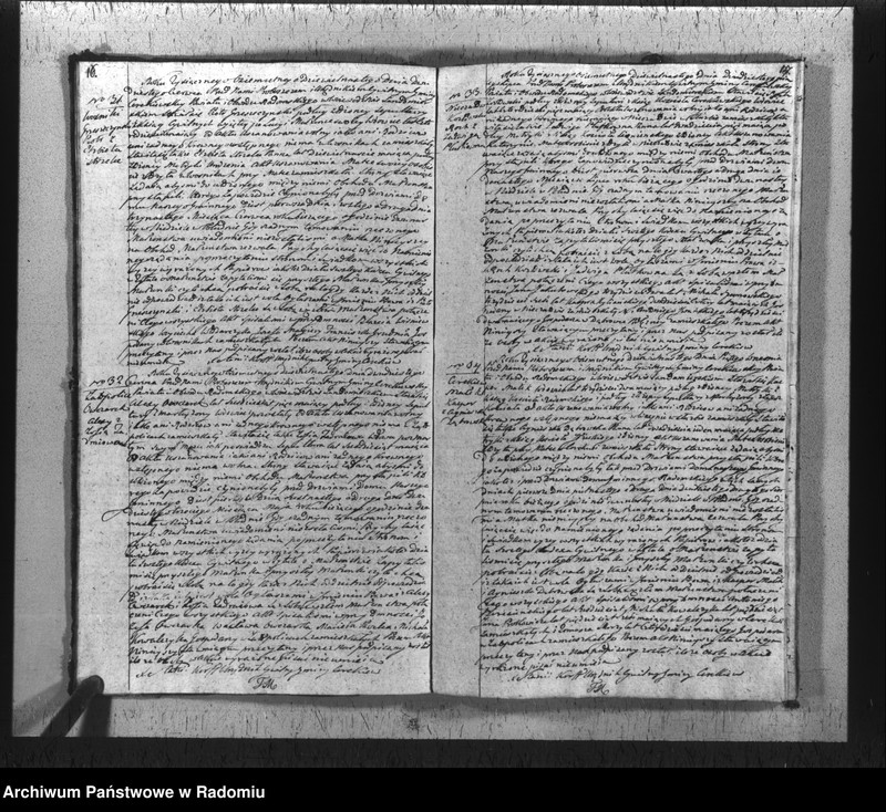 image.from.unit.number "Akta Stanu Cywilnego Parafii Cerekiew Urodzin Małżeństw i Zeyścia na rok 1819"