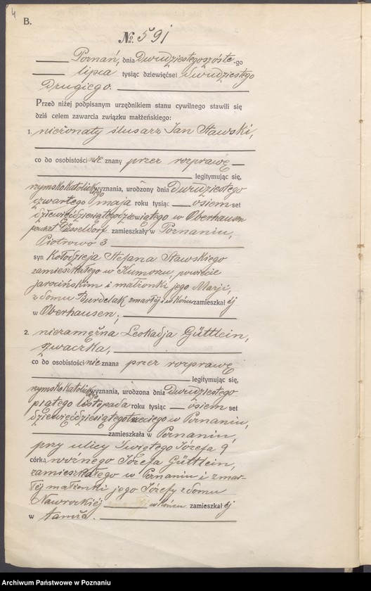 image.from.unit.number "Księga miejscowa małżeństw tom III [Rejestr główny małżeństw]"