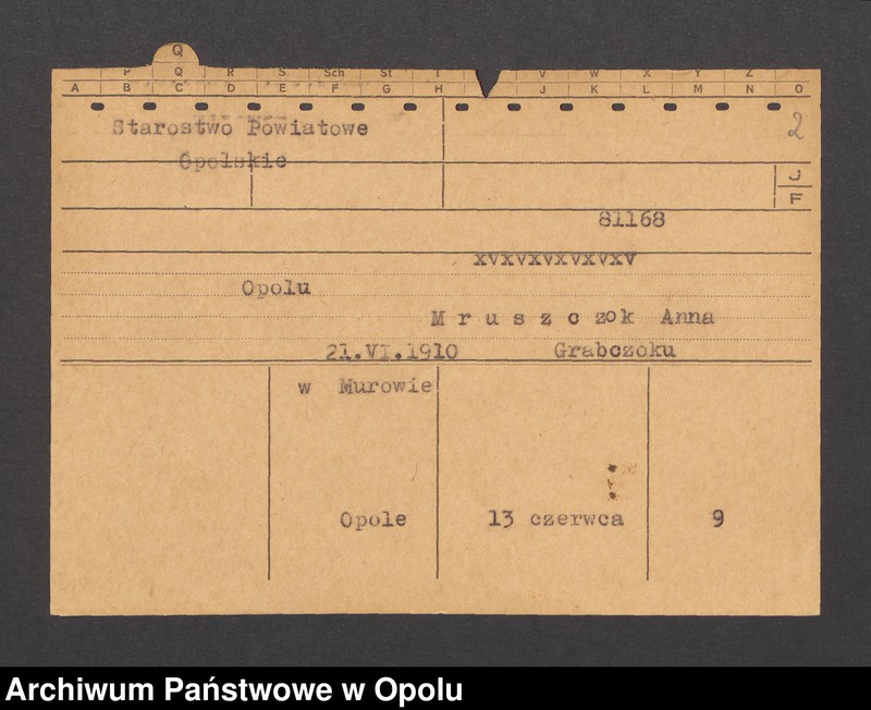 Obraz 4 z jednostki "[Gorzolka Margarethe, ur. 16.06.1912 r. Groschowitz]"
