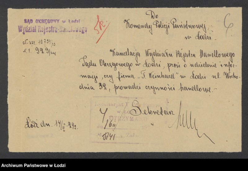 Obraz 8 z jednostki "Tyla Wajntramb- sprzedaż pończoch i trykotów"