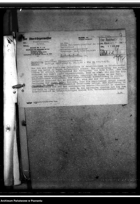 Obraz 11 z jednostki "DWH - Bau von Behelfsheimen aus Massiven Montagteilen"