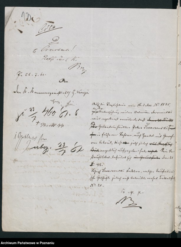 Obraz 16 z jednostki "A. betr. Josef und Valerian Mrowiński"