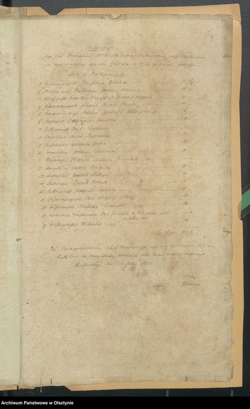 image.from.unit.number "Riesenburgschen Schul-Cassen- Rechnung"