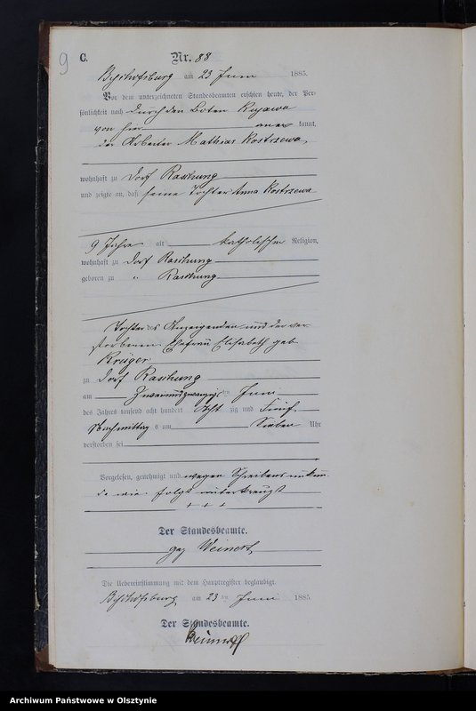 image.from.unit.number "Sterbe-Neben-Register Tom II,Nr 81 - 180"