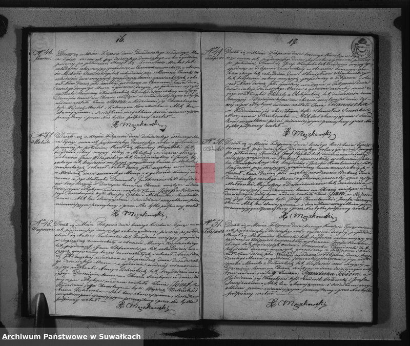 Obraz 11 z jednostki "Księga Duplikat do zapisywania Aktów Urodzonych, Zaślubionych i Zmarłych na rok 1859-ty z Parafii Filipowskiej"