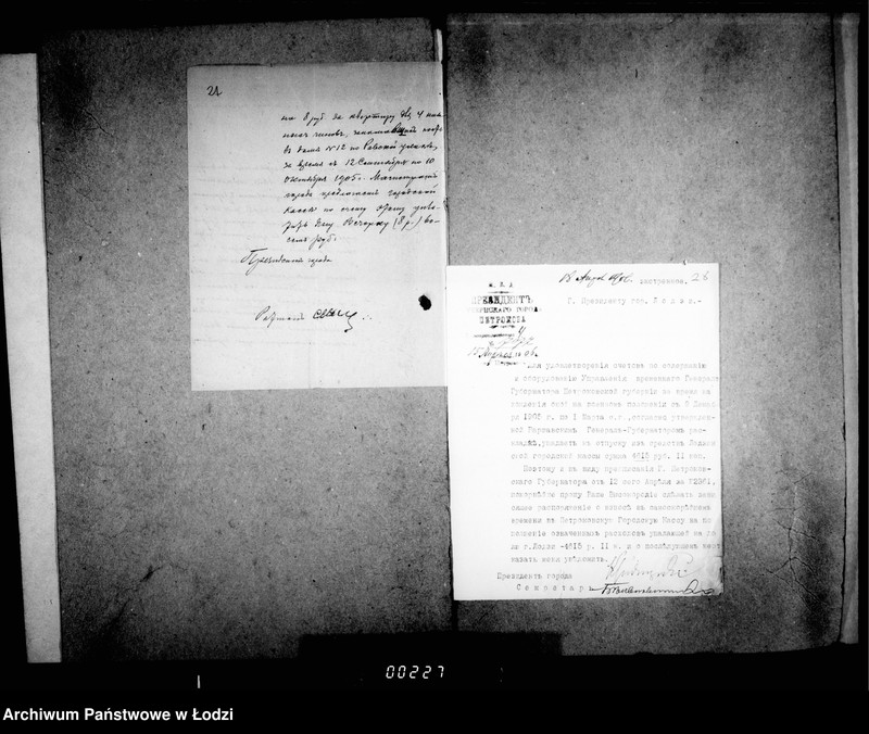 Obraz 19 z jednostki "Ob raschodach na soderžanije vojsk pribyvšich v gor. Lodz usilenija ochrany goroda po slučaju zabastovki rabočich. Čast 2"