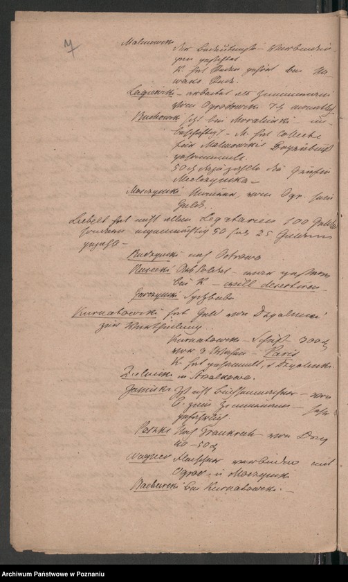 Obraz 10 z jednostki "Nachweisung der in der Stadt sich aufhaltenden polnischen Überläufer"