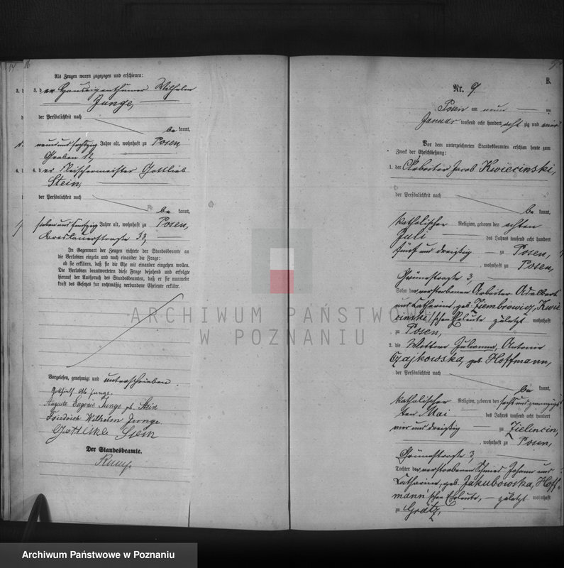 Obraz 10 z jednostki "Księga małżeństw t. I"