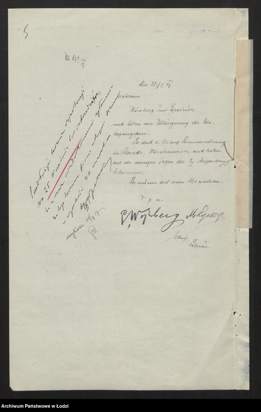 Obraz 7 z jednostki "Gerszon Weinberg i Majer Lipszyc- handel towarów manufakturowych"