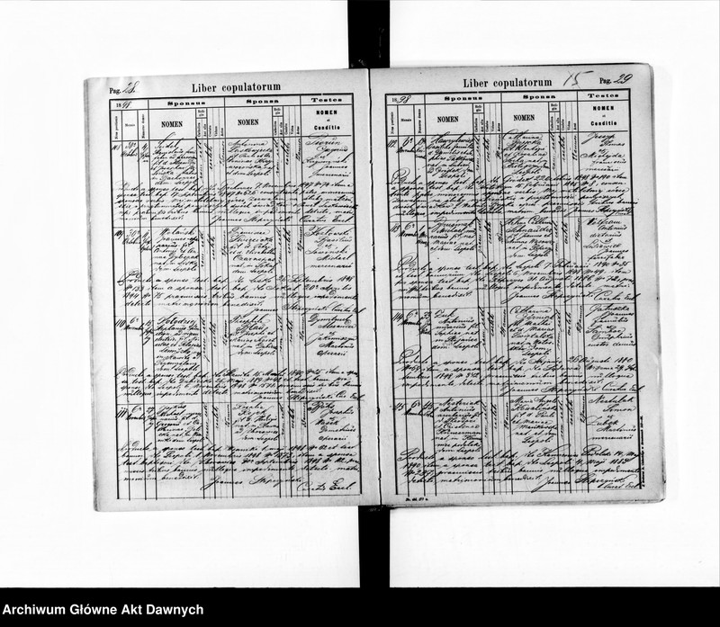 image.from.unit.number "Parafia: Lwów, parafia św. Marii Magdaleny. Dekanat: Lwów. Księga metrykalna urodzeń, ślubów i zgonów dla całej parafii."
