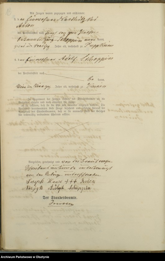 Obraz 15 z jednostki "Heiraths-Haupt-Register Nr 1 - 25"