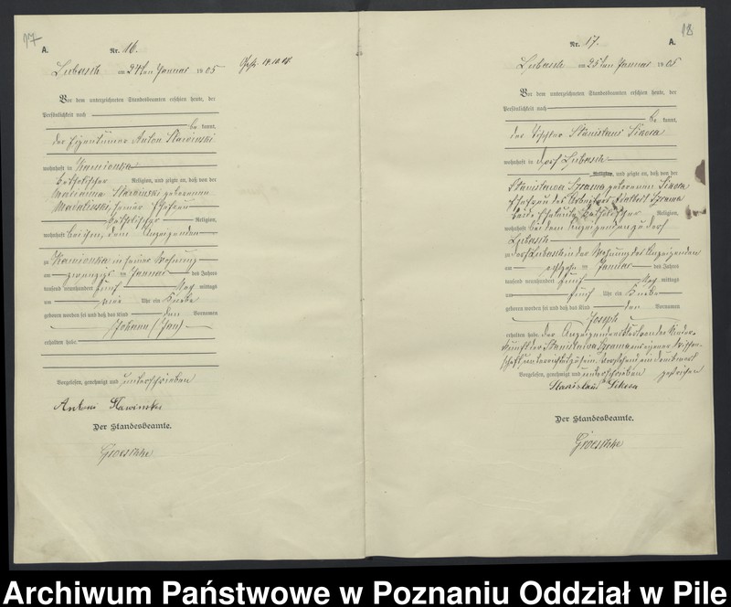 Obraz 12 z jednostki "Księga urodzeń"