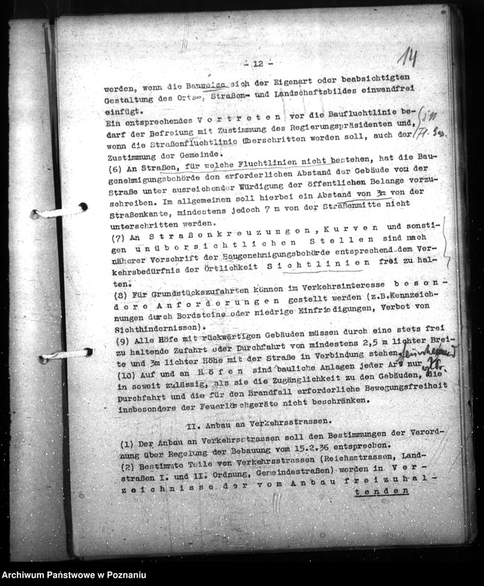 Obraz 18 z jednostki "Zarządzenie w sprawach budowlanych na wsi na terenie okręgu gdańskiego"