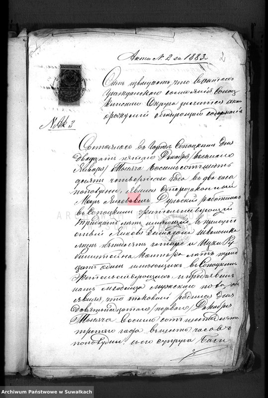 image.from.unit.number "Dokumenty o brakososčetavšichsja Evrejach v Serejskom božničnom Okruge za 1883 god"