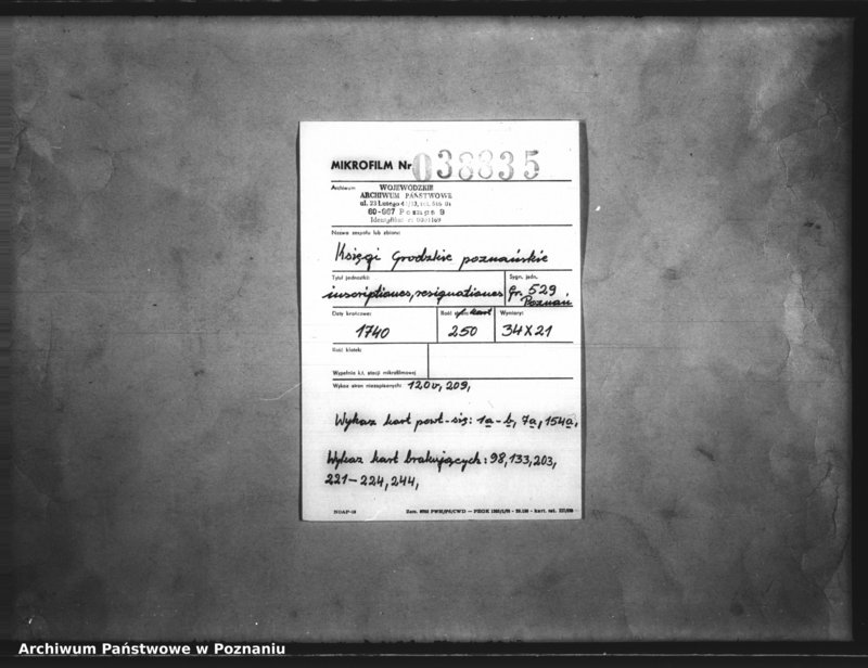 Obraz 2 z jednostki "Inscriptiones, resignationes [protocollon]"