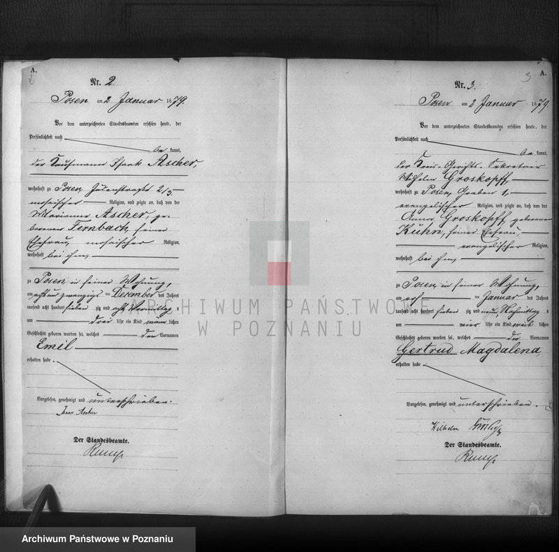 Obraz 4 z jednostki "Księga urodzeń t. I"