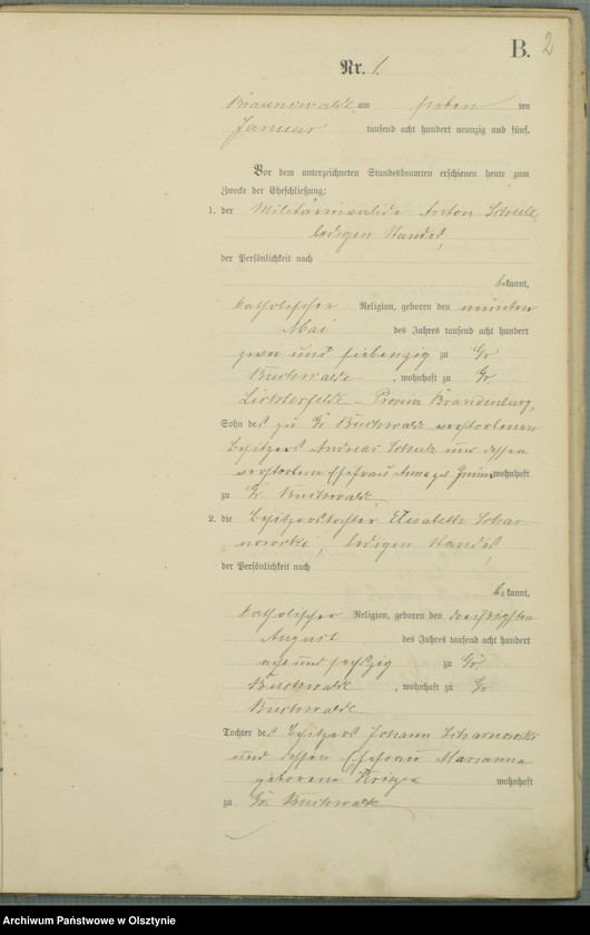 image.from.unit.number "Heiraths-Haupt-Register Nr 1 - 21"