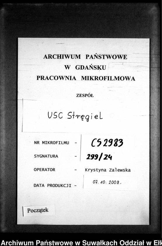 image.from.unit.number "Heiraths-Neben-Register des Preussischen Standes-Amtes Gr. Strengeln Kreis Angerburg"