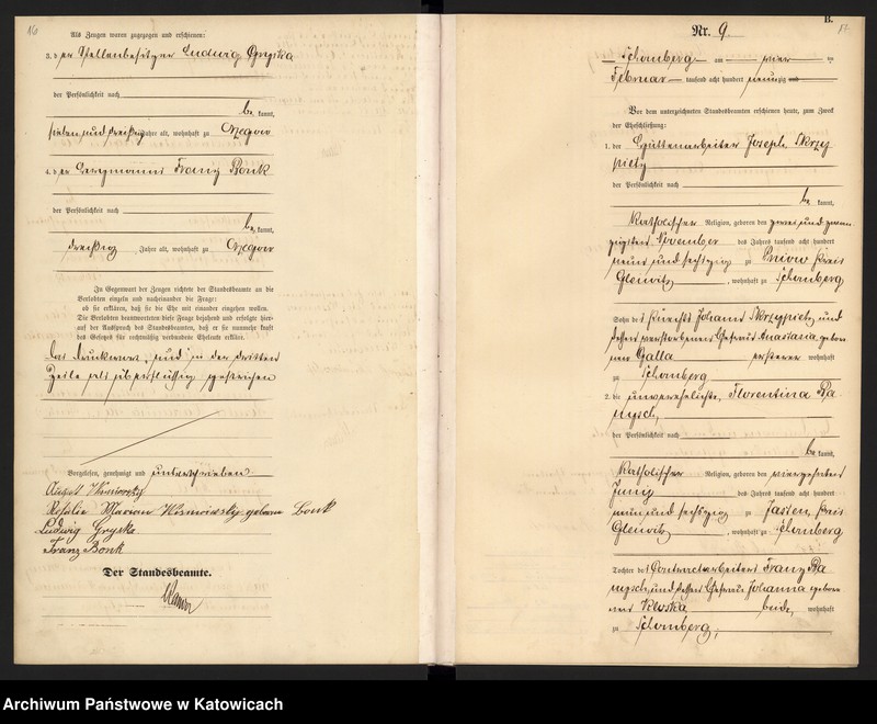 image.from.unit.number "Księga Małżeństw [ Heiraths-Haupt-Register ] nr 1 - 70"