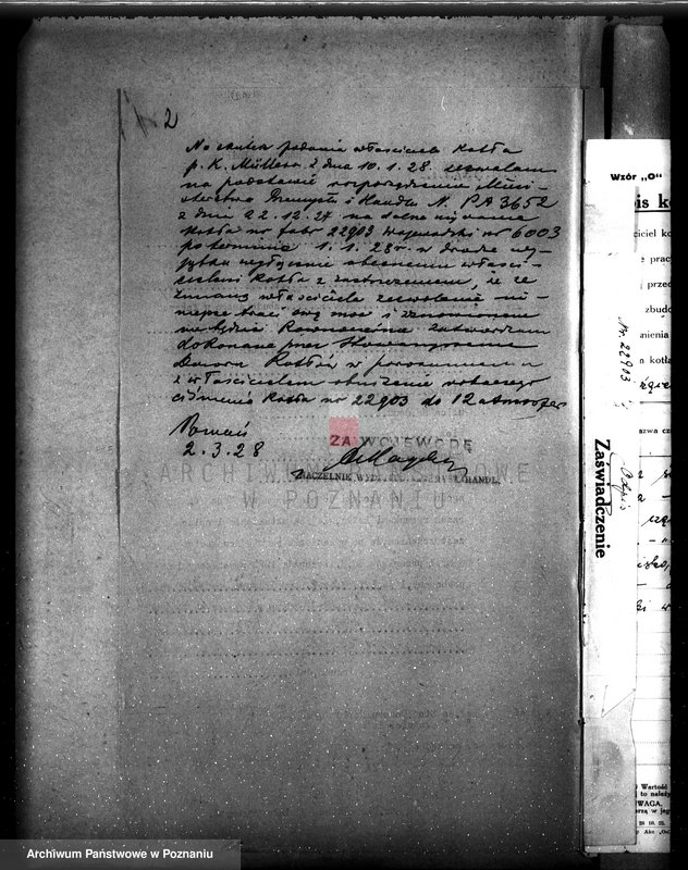 Obraz 6 z jednostki "Majętność Górzno, pow. leszczyński, własność K. Mueller nr woj. kotła 6003"