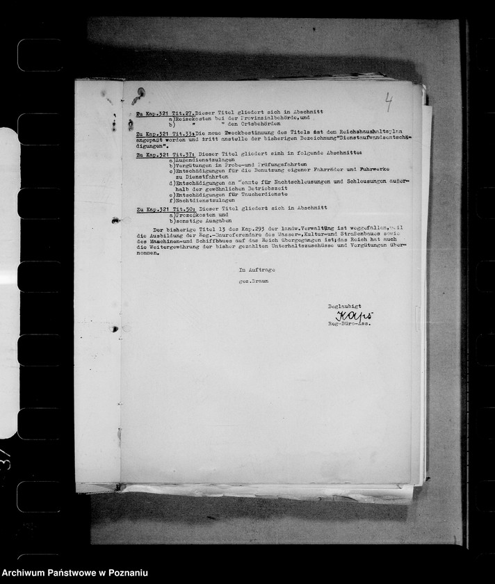 Obraz 8 z jednostki "Auszüge aus Haushaltsplänen, Kassenanschläge, Kassenabschlüsse etc."