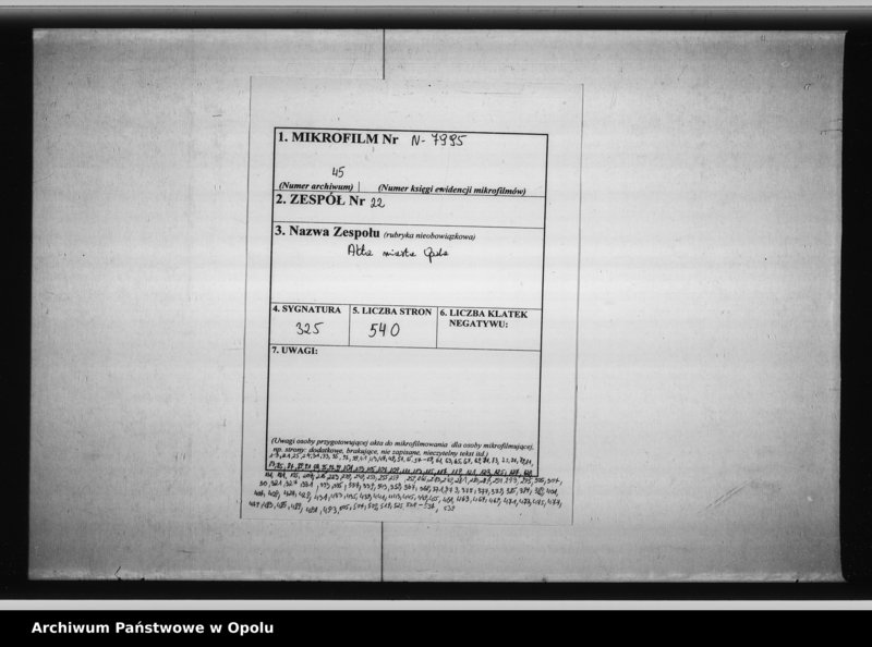 Obraz 2 z jednostki "Journal den eingegangenen Sachen beim Magistrat zu Oppeln angefangen im Juny 1811"