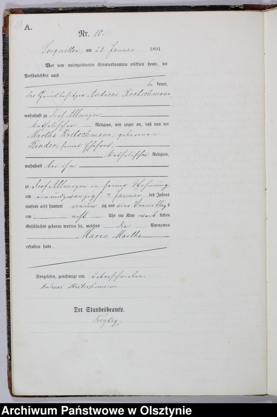image.from.unit.number "Geburts-Haupt-Register Nr 1 - 121"
