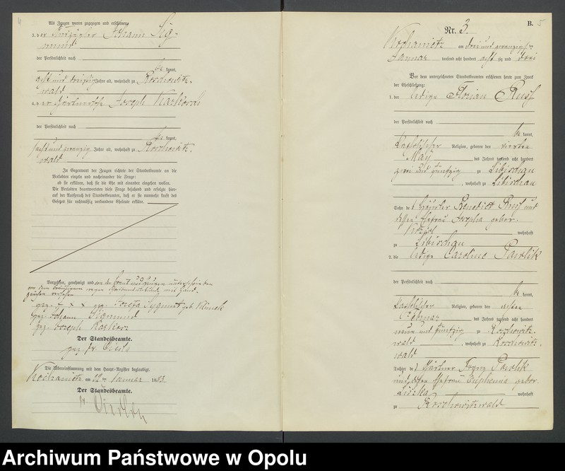 image.from.unit.number "Urząd Stanu Cywilnego Kochaniec Księga małżeństw rok 1883-85"