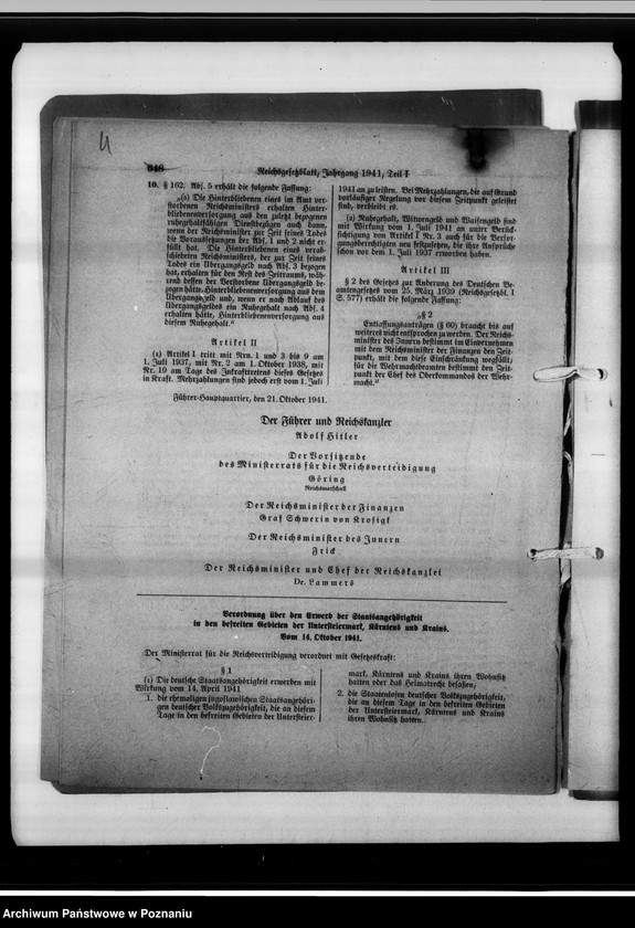 Obraz 8 z jednostki "Beamtenrecht."