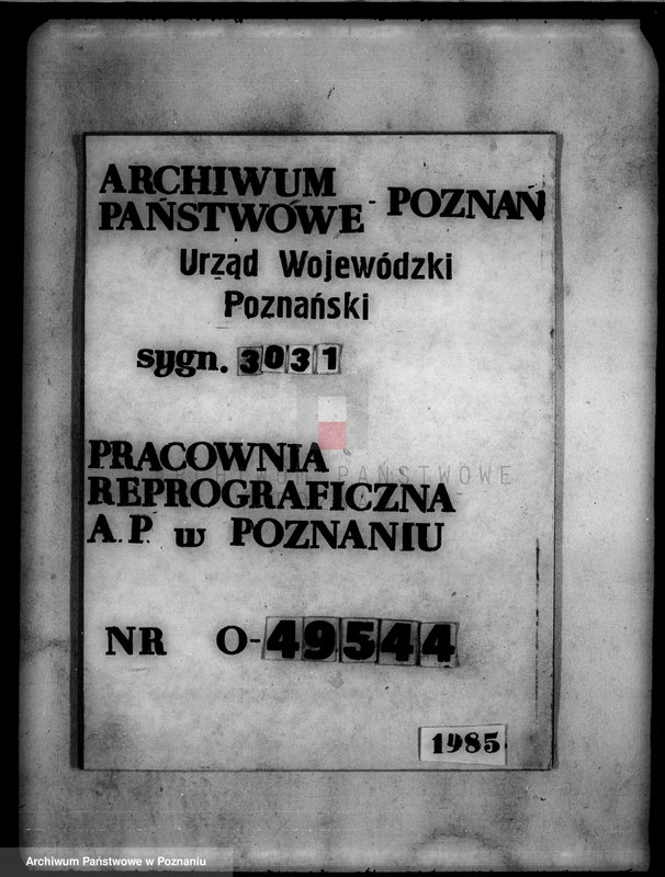 Obraz 1 z jednostki "Operat szacunkowy majątku Poborka powiatu wyrzyskiego"