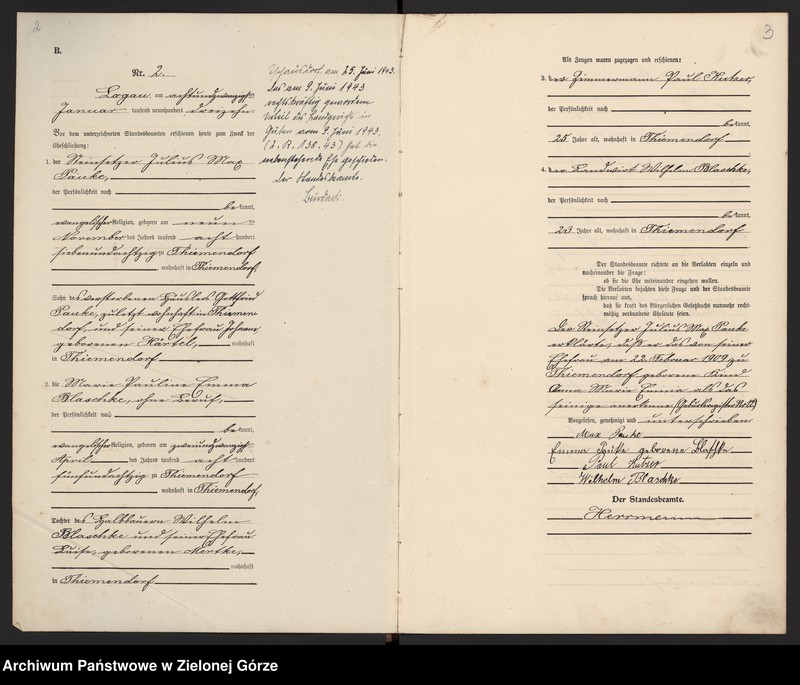 Obraz 4 z jednostki "[Księga małżeństw]"